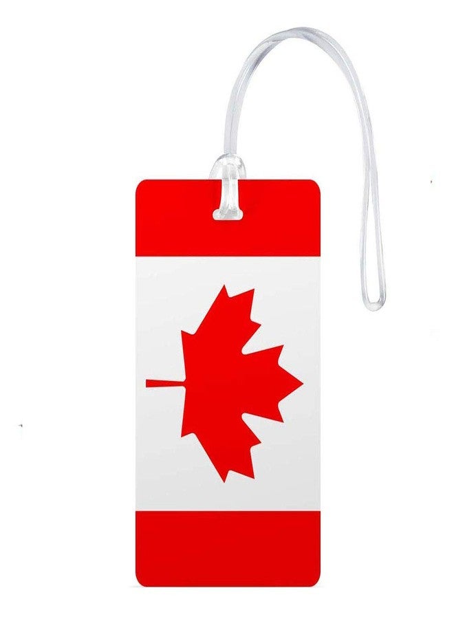 100Yellow® PVC with Silicon Band, Canadian Luggage/Suitcases Tags Ideal for International Travel (Multicolour) - Image 1